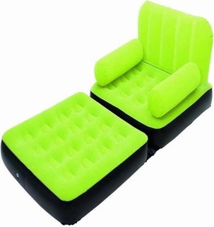 Bestway 5 In 1 Air Inflatable Sofa In Green Bestway 5 In 1 Air Inflatable Sofa In Green