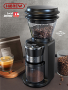 Hibrew Automatic Burr Mill Coffee Clrender مع 31 تروسًا لـ Espresso American Coffee Pour Over Visual Bean Storage G3