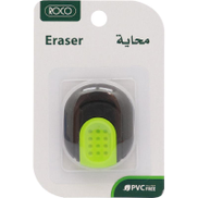 روكو ممحاة مطاطية، زر أخضر رمادي