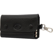 JB Key Holder, with Button, Black Black