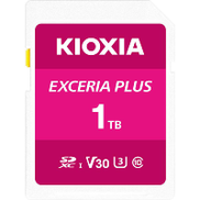 بطاقة Kioxia Exceria Plus SDXC ، سعة 1 تيرابايت ، الفئة 10: أقصى سرعة 100 ميجابت في الثانية