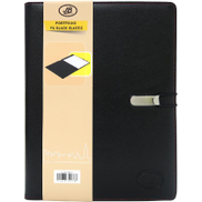 JB Portfolio, 3 Pockets, A4, Black Black