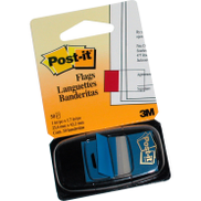 3M Post-it Tape Flags, Blue Blue