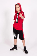 Dmb Address Boutique Boy's Hooded Shorts Set Kids Men