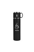 كوب ترمس قهوة صغير من الفولاذ المقاوم للصدأ من سلسلة SEDEF SLVER Mattblack من SEDEF