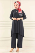 MODAMÜNASİP MODAMNASP Wonderful Basic Sandy Double Set Adult Women