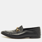 Gucci Black Leather Horsebit Princetown Loafers Men