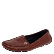 Gucci Brown Leather Loafers Women