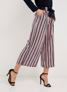 keguay Pocket Detailed Pants Pink Black White
