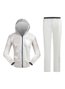 Generic Cycling Hooded Raincoat Jacket And Pant Set L