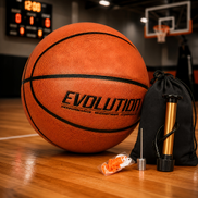  Indoor Outdoor Wear-resistant Non-slip Basketball Set, With Portable Air Pump, Needle And Storage Bag, Suitable For Training And Competition, Ideal Gift For Youth And Adults