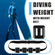  4pcs Scuba Weights Belt, 0. 5kg 1. 1lb Scuba Diving Weight Belt Nylon Dive Belt With Metal Quick Release Buckle For Spear Fishing Free Diving