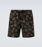 Vilebrequin Jacquard embroidered swim trunks