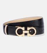 Ferragamo Gancini leather reversible belt