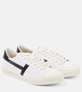 TOM FORD logo-debossed leather sneakers