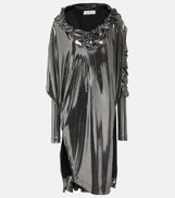 Vivienne Westwood Draped lame midi dress