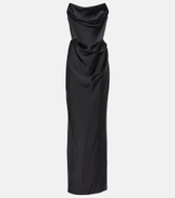 Vivienne Westwood Off-shoulder satin gown