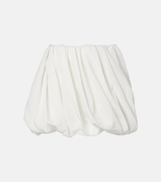 JW Anderson Gathered pinstripe balloon miniskirt