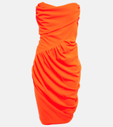 Vivienne Westwood Draped crepe corset minidress