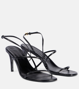 Khaite Loop 75 leather sandals