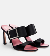 Roger Vivier Trompette 85 Mules in Satin