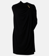 Sportmax Draped crepe minidress