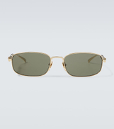 Gucci Bamboo rectangular sunglasses