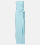 Simkhai Emma gathered bustier gown