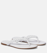 Gianvito Rossi Tropea leather thong sandals