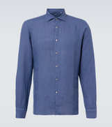 Fedeli Nick linen shirt