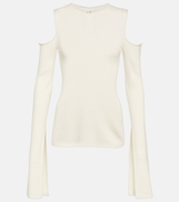 Rick Owens Cutout virgin wool top