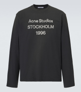 Acne Studios Logo distressed jersey T-shirt
