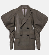 Sacai Cotton voile blazer