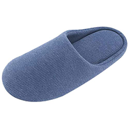 ULTRAIDEAS Men's Lightweight Cotton Slippers with Memory Foam and Soft  Sole, Blue Blue, 9-10 price in Saudi Arabia | Compare Prices