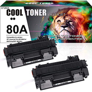 Cool Toner Compatible Toner Cartridge Replacement For Hp 80a Cf280a 80x Cf280x For Hp Laserjet Pro 400 M401a M401d M401n M401dn M401dne M401dw Laserjet Pro 400 Mfp M425dn Laser Ink Printer Black 2pk