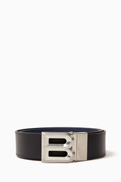 Bally B Bold Reversible Belt in Leather