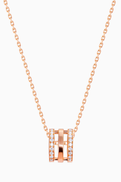 Samra Wid Diamond Necklace in 18kt Rose Gold