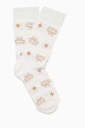 MCM Monogram Knitted Socks