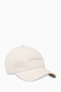 SAINT LAURENT Logo Cap in Corduroy
