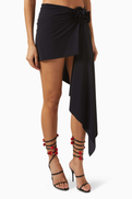 Magda Butrym Draped Swim Mini Skirt