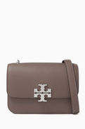 Tory Burch Small Eleanor Convertible Shoulder Bag in Pebbled-leather