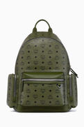 MCM Medium Stark Backpack in Visetos Canvas