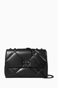 Tory Burch Kira Diamond Quilted Shoulder Bag in Leather