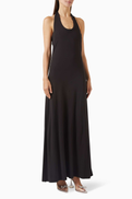 16ARLINGTON 16 Arlington Carlina Midi Dress in Viscose-jersey