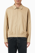 SAINT LAURENT Short Jacket in Cotton Serge