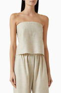 Scanlan Theodore Strapless Top in Wool