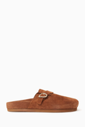 Ancient Greek Sandals Ancient Greek Vasilitsa Slippers in Suede