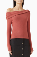 Reformation Elio Knit Top in Lyocell Blend