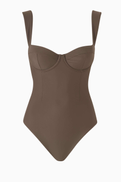 Simkhai Kylie Bustier One-piece Swimsuit
