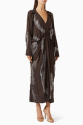 16ARLINGTON 16 Arlington Silas Midi Dress in Georgette